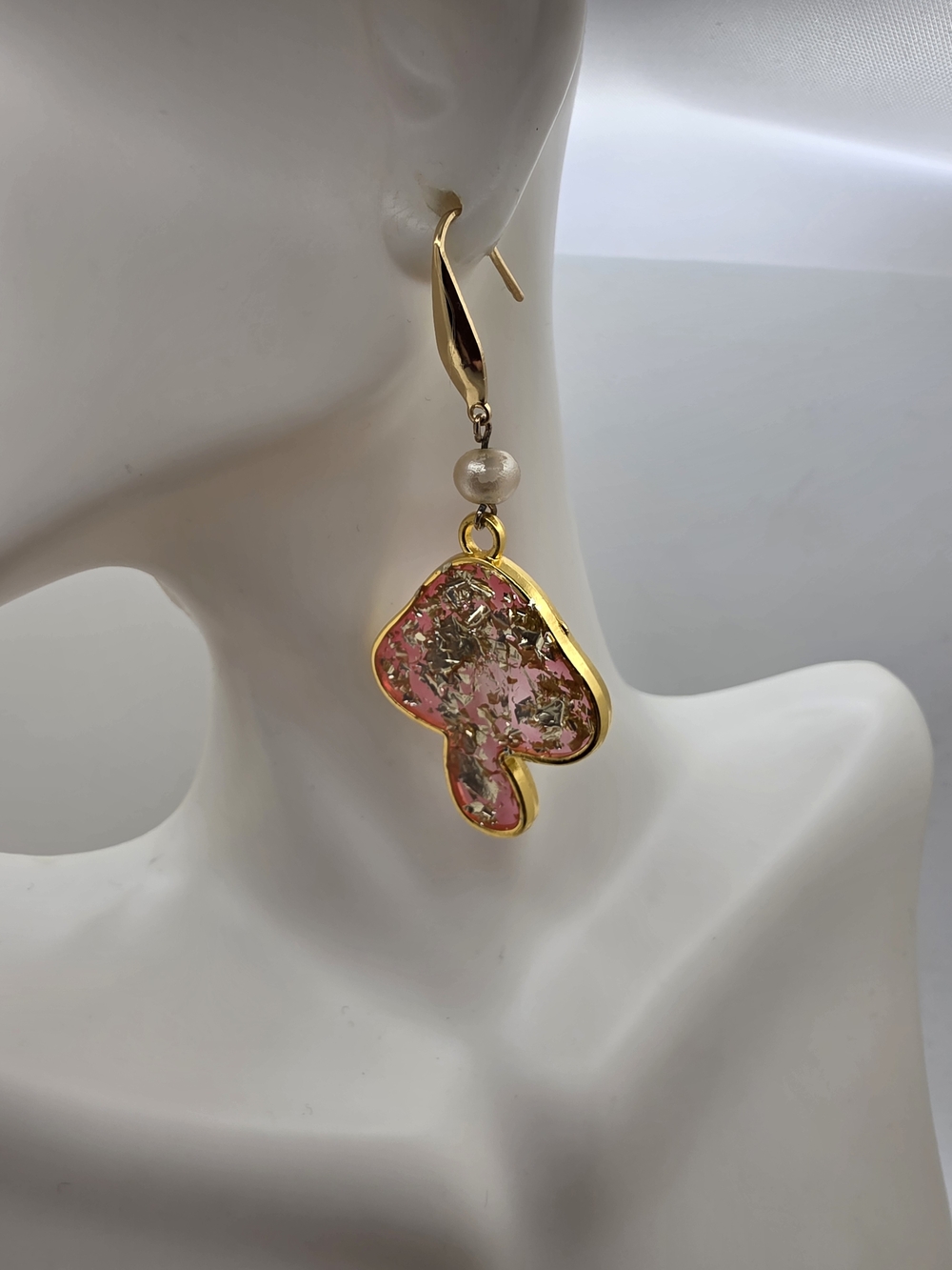 Mushroom Pearl Earrings